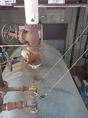 2001 Superior boiler 400 HP 150 PSI fire tube boiler steam boiler