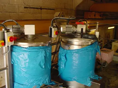 110 L S/S Electr. Heated Jacketed Jacketed Cooker Tank