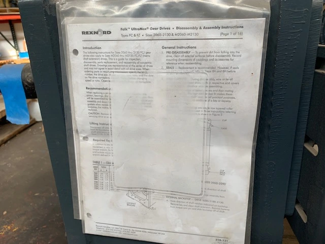 Used Falk RK2060F 2A Gearboxes Minnesota US | Peak Machinery, Inc. #285962