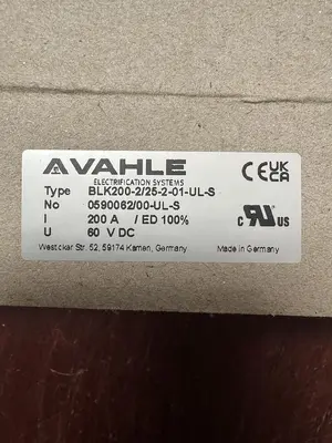 New | in-Stock VAHLE BLK200-2/25-2-01-UL-S Misc Electrical & Power Parts Michigan US | Aucto #1336163