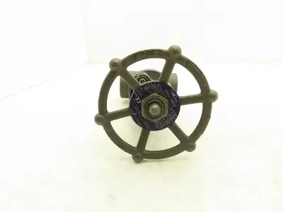 Bonney Forge A105N Gate Valve 1-1/4" NPT Forged Steel Rising Stem