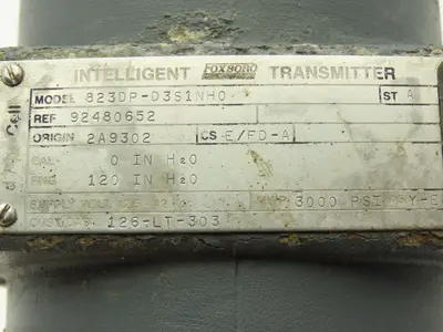 Foxboro 823DP-D3S1NH0 Intelligent Differential Pressure Transmitter 12.5-65vdc