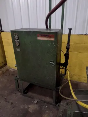 7 TON X 14" WIDE AIRAM PNEUMATIC CUTOFF PRESS: STOCK #17188