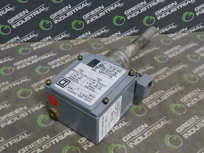 Square D 9025 GYW-3 Temperature Switch Series C 600VAC 125-240°F Used