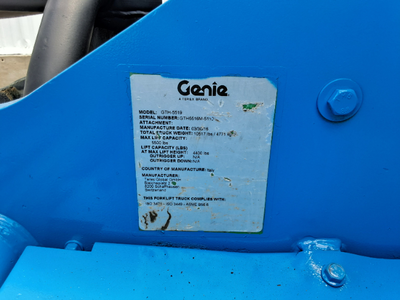USED 2016 Genie GTH-5519