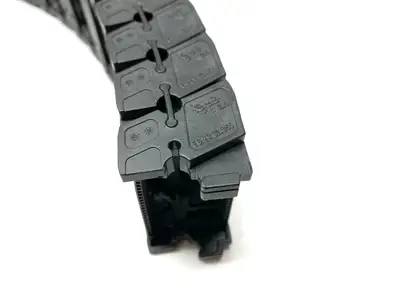 USED IGUS E-CHAIN 2.6" EXTERNAL WIDTH, 29" LENGTH