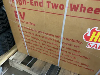 New SDLANCH EV Electric Scooter, Battery Operated, Steel Frame, Painted Plastic Shell, LED Running L...