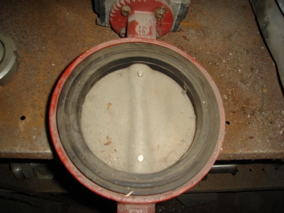 150Mm Dia Vc Butterfly Valve Pneumatic