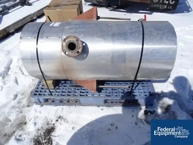 Used International Sheet Metal Inc 50 Gal International Sheet Metal Receiver, S/S, 50# Stainless Steel Tanks Ohio US | Federal Equipment Company #125667