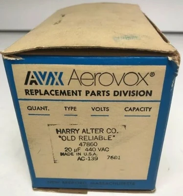 NEW HARRY ALTER CO 47860