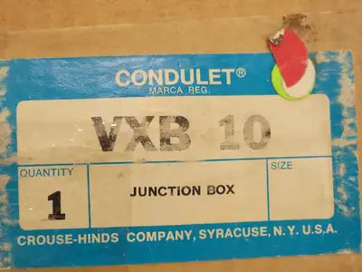 NEW CROUSE-HINDS VXB10
