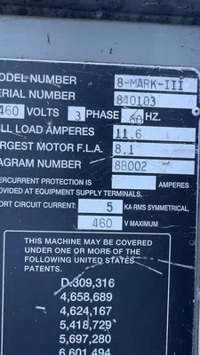 MARVEL 8-MARK III SAWS, BAND, VERTICAL | T.R. Wigglesworth Machinery Co. (2)