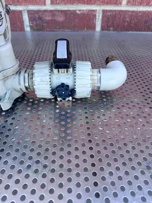 USED DEBEM IB81-P-HTTPV AIR OPERATED DOUBLE DIAPHRAGM PUMP 1" FITTING