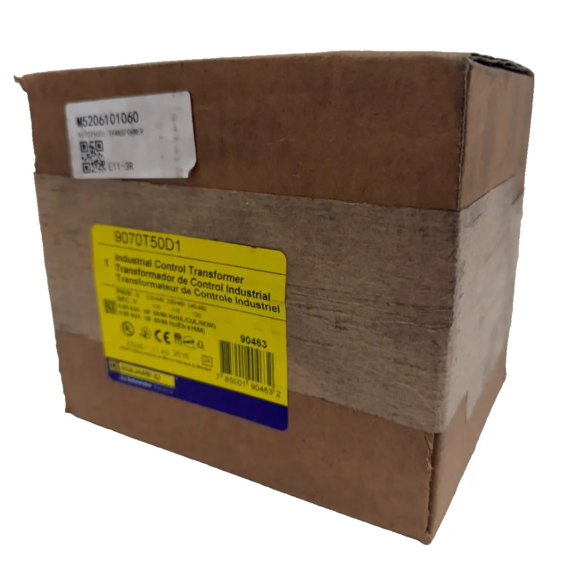 NEW SQUARE D 9070T50D1 INDUSTRIAL TRANSFORMER 0.05KVA 240/480V