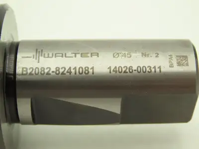 Walter B2082-8241081 45mm Indexable Milling Cutter 7/8" Shank 14026-00311