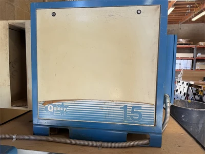 Used QUINCY 15 Rotary Screw & Sliding Vane Air Compressors California US | MachineryMax #1709093
