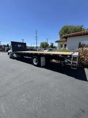 Used 2019 HINO 268 Flatbed Trucks California US | Commerce Truck Equipment Sales #1548729