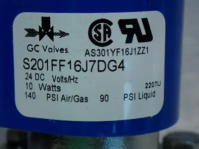 New | in-Stock GC VALVES S201FF16J7DG4 Pumps Ohio US | HGR 24 #1089714