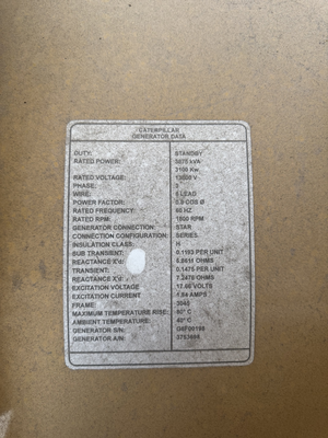 Used CAT SR5 Generator Parts Texas US | Oil The Woodlands Group #1500724