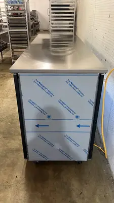 Used Krowne Used 2023 84" Krowne KPT84L-GSS-LRR/LRR Pass Thru Back Bar Cooler Refrigerator - STS Bottle Coolers Illinois US | Falcon Restaurant Supply #1373559