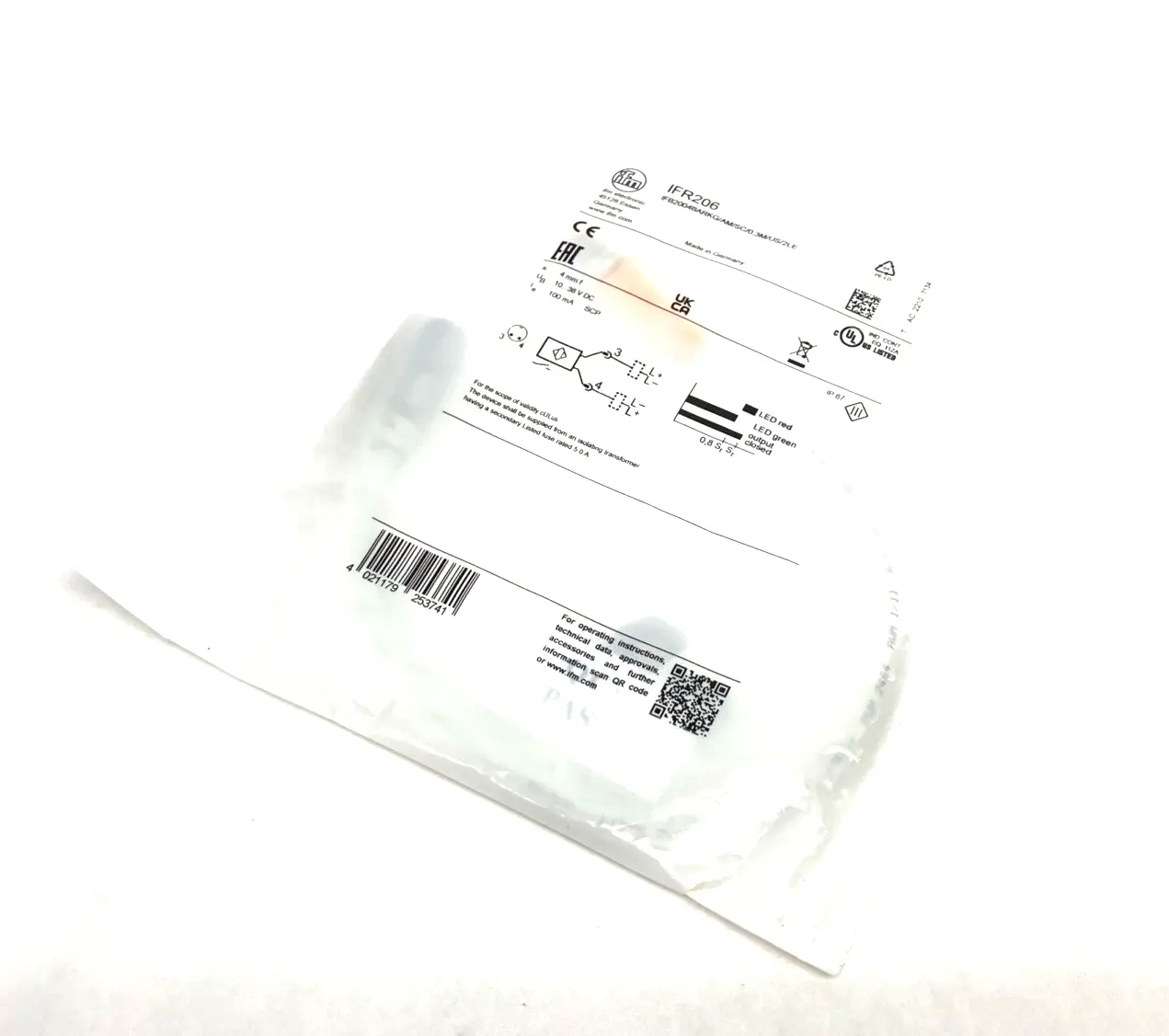 New | in-Stock ifm Inductive Full-Metal Sensor PNP/NPN 4mm Range Proximity Sensors Michigan US | Maverick Industrial Sales #1423156