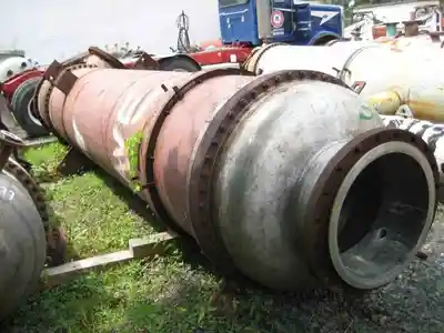 4400 sq ft atlas industrial stainless steel shell & tube heat exchanger