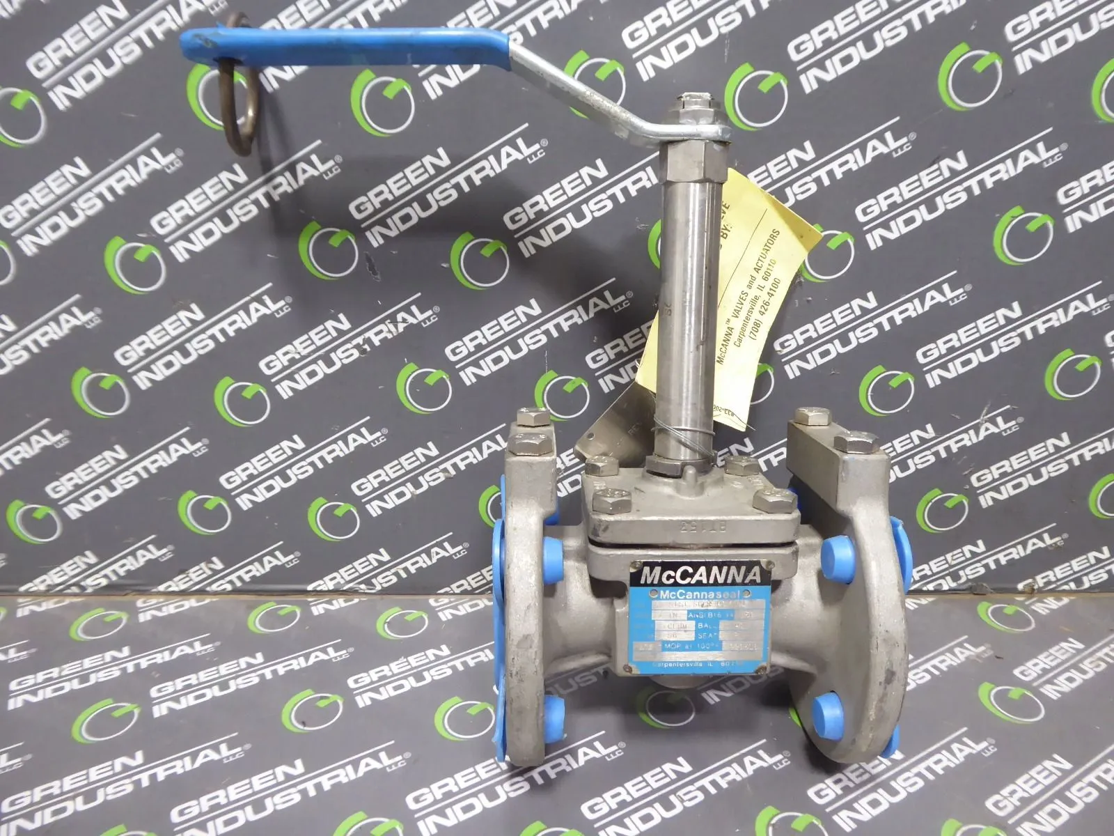 1" McCanna S151-S6-R-HS/KK Stainless Steel Ball Valve Class 150 New