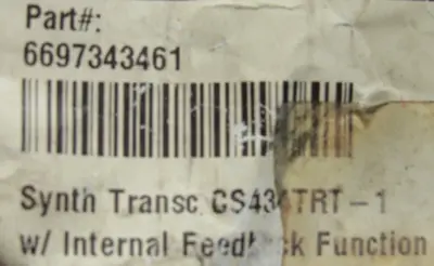 NEW HETRONIC CS434TR SYNTH TRANSC MODULE 6697343461