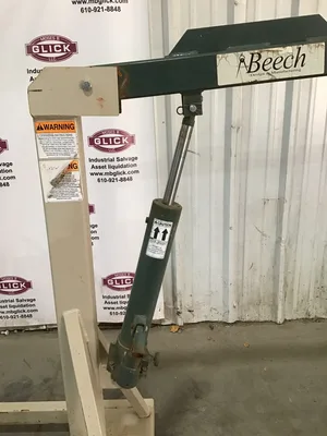 Beech Engineering B-500CW Reverse Boom Hoist Crane 915-lb Lift Counterweighted
