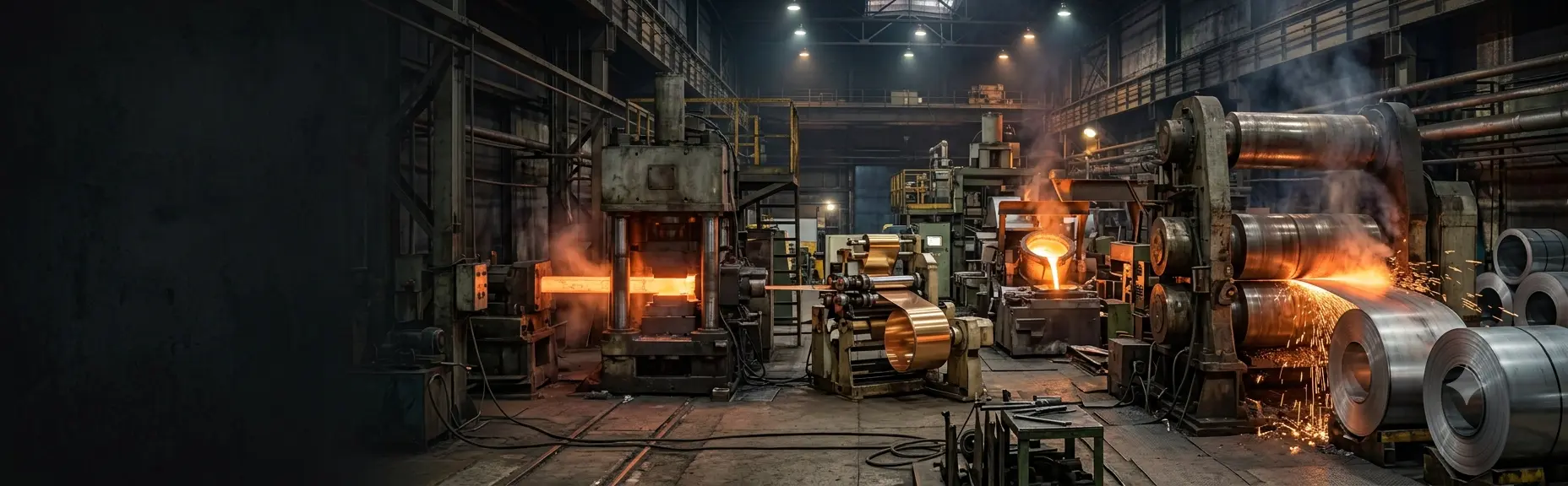 Aluminum rolling mill processing equipment
