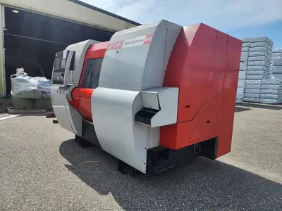 MAXXTURN 65 CNC Lathe w/ EMCO LM1200 Bar Feeder and Tooling