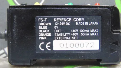 Keyence FS-T22P Photoelectric Fiber Optic Amplifier Used