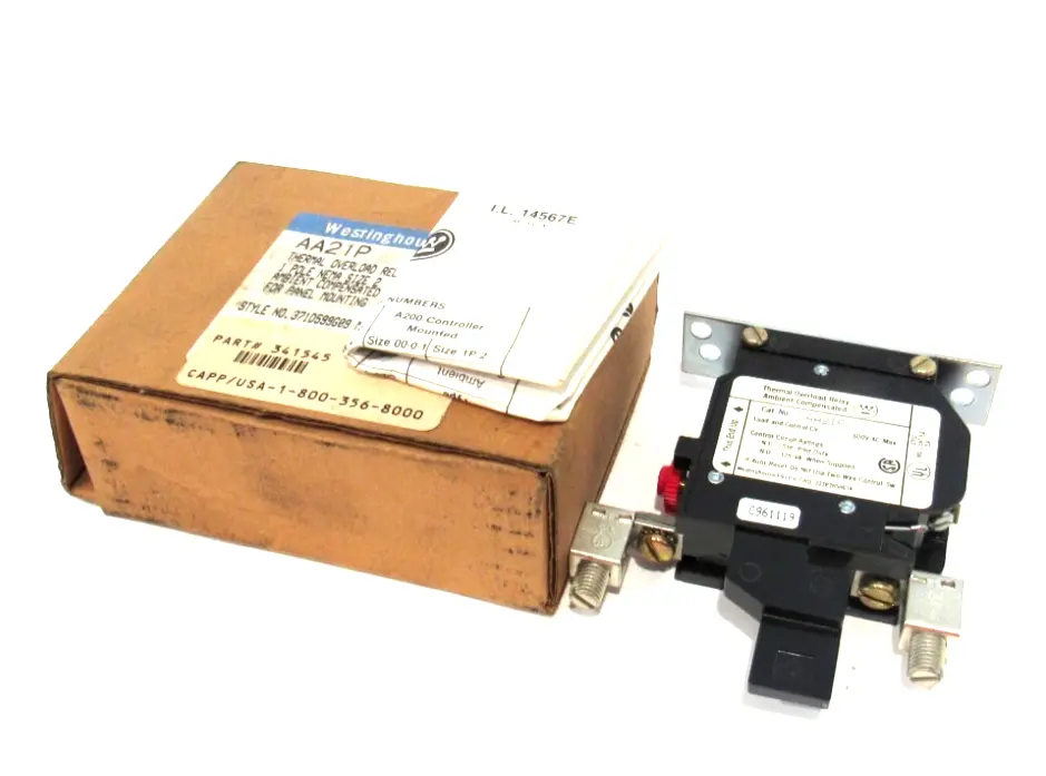 NEW WESTINGHOUSE AA21P THERMAL OVERLOAD RELAY