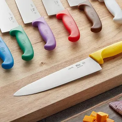 10" Chef Knife with White Handle