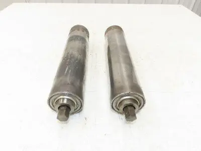 Hytrol 2.5" Snub Idler Roller 15" Hytrol Conveyor 12"BF 11/16" Hex Lot of 2