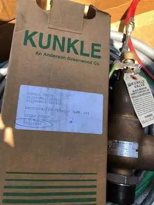 New | in-Stock KUNKLE POP-OFF VALVE - 50621986 Pump & Valve Parts Pennsylvania US | East West Machinery & Drilling #1417097