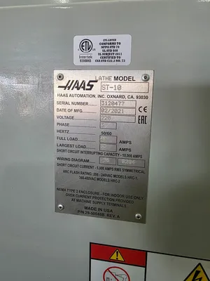 2021 HAAS ST-10 W/ LIVE TOOLING CNC Lathes (Turning Centers) | Machinery Resources International (9)