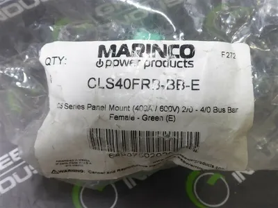 Marinco CLS40FRB-BB-E Panel Mount (400A / 600V) 2/0 - 4/0 Bus Bar Female New