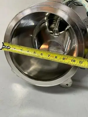 USED GLATT STAINLESS STEEL 250-A-057 FLUID BED SYSTEM POWDER DISPENSER