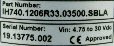NEW INDUSTRIAL ENCODER IH740.1206R33.03500.SBLA ENCODER IH7401206R3303500SBLA
