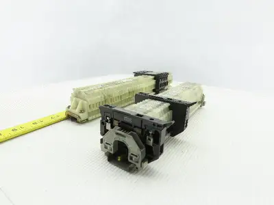 Allen Bradley 1492-HM1 White Terminal Blocks W/ Fuse Holders DIN Lot Of 78