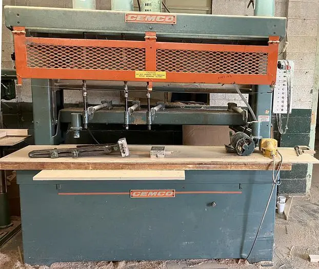 Used CEMCO 4-SPINDLE VERTICAL CHAIR-SEAT BORING MACHINE Vertical Boring Machines North Carolina US | Pruitt Machinery #716526