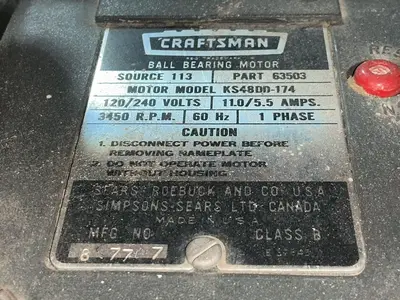 Used CRAFTSMAN 113.23110 Woodworking Radial Arm Saws Ohio US | HGR 24 #1345451