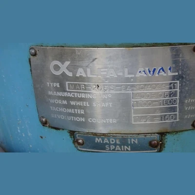 USED ALFA LAVAL MAB 205 S-24-60