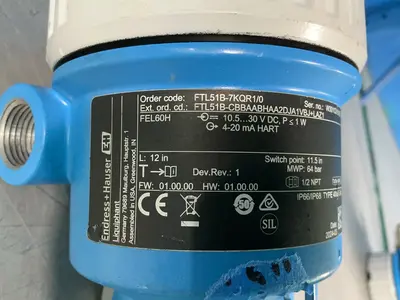 Used 2024 ENDRESS+HAUSER FTL51B7KQR1/0 Relays & Switches Ohio US | HGR 24 #1475010