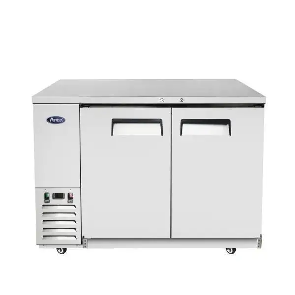 New | in-Stock Atosa New Atosa MBB48GR 48" Back Bar Cooler Stainless Steel Bottle Coolers Illinois US | Falcon Restaurant Supply #1375339