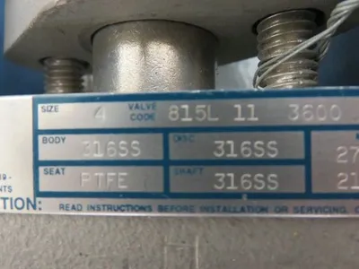 Neles Jamesbury Wafer-Sphere Valve 4"-150