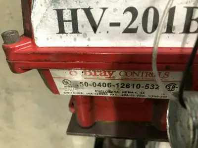 Bray Controls 50-0406-12610-532 2″ WCB Electric / Manual Ball Valve 30V 2200CWP