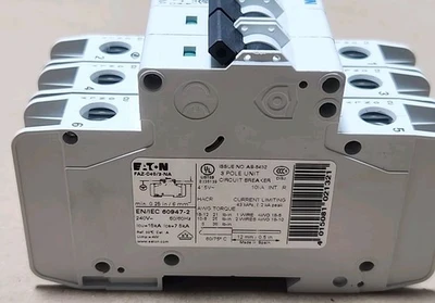 NEW Eaton FAZ-C40/3-NA