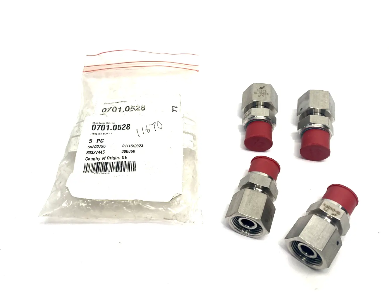 USED ATLAS COPCO FITTING ISO 8434-1